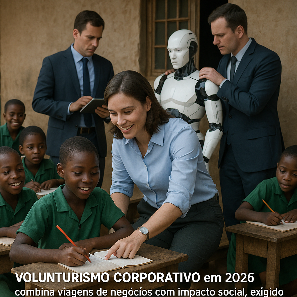 Volunturismo Corporativo em 2026: O Futuro das Viagens Empresariais com Impacto Social