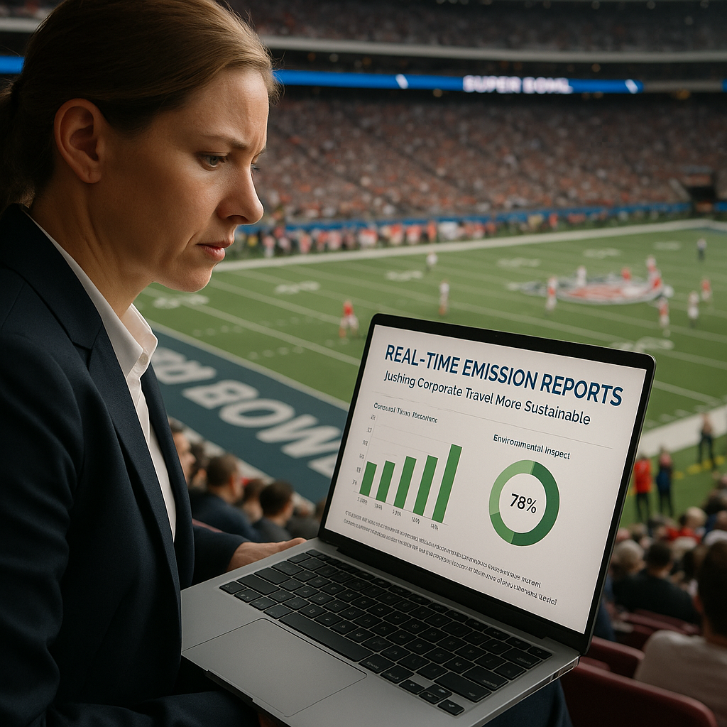 Transparência Ambiental nas Viagens Corporativas: Relatórios de Emissão em Tempo Real e o Impacto dos Grandes Eventos
